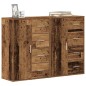 vidaXL Credenze 2 pezzi Legno Vecchio 60x31x84 cm Legno Ingegnerizzato