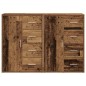 vidaXL Credenze 2 pezzi Legno Vecchio 60x31x84 cm Legno Ingegnerizzato