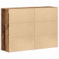 vidaXL Credenze 2 pezzi Legno Vecchio 60x31x84 cm Legno Ingegnerizzato