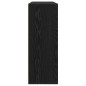 vidaXL Credenze 2 pz Nero Rovere 60x31x84 cm Legno ingegnerizzato