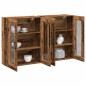 vidaXL Armadi a muro in legno vecchio - 2 pezzi - 69,5 x 34 x 90 cm, legno ingegnerizzato vidaXL Armadi a muro in legno vecchio - 2 pezzi - 69,5 x 34 x 90 cm, legno ingegnerizzato