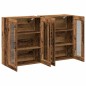 vidaXL Armadi a muro in legno vecchio - 2 pezzi - 69,5 x 34 x 90 cm, legno ingegnerizzato vidaXL Armadi a muro in legno vecchio - 2 pezzi - 69,5 x 34 x 90 cm, legno ingegnerizzato