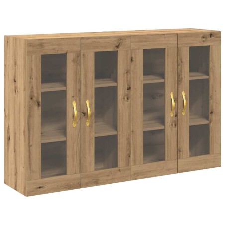 vidaXL Armadietti da muro , 2 pezzi in rovere artigianale, 69,5 x 34 x 90 cm, legno ingegnerizzato.