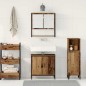 vidaXL Set di mobili da bagno 2 pezzi in legno vecchio e legno ingegnerizzato vidaXL Set di mobili da bagno 2 pezzi in legno vecchio e legno ingegnerizzato
