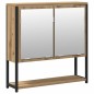 vidaXL Set di mobili per bagno 2 pezzi in legno ingegnerizzato rovere artisan vidaXL Set di mobili per bagno 2 pezzi in legno ingegnerizzato rovere artisan