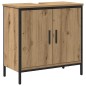 vidaXL Set di mobili per bagno 2 pezzi in legno ingegnerizzato rovere artisan vidaXL Set di mobili per bagno 2 pezzi in legno ingegnerizzato rovere artisan