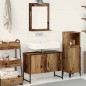 vidaXL Set di mobili da bagno 2 pezzi in legno vecchio e legno ingegnerizzato