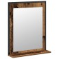 vidaXL Set di mobili da bagno 2 pezzi in legno vecchio e legno ingegnerizzato