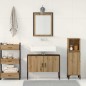 vidaXL Set di mobili da bagno 2 pezzi in legno ingegnerizzato rovere artisan