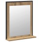 vidaXL Set di mobili da bagno 2 pezzi in legno ingegnerizzato rovere artisan