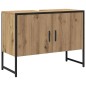 vidaXL Set di mobili da bagno 2 pezzi in legno ingegnerizzato rovere artisan