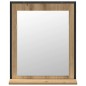 vidaXL Set di mobili da bagno 2 pezzi in legno ingegnerizzato rovere artisan