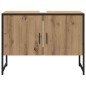 vidaXL Set di mobili da bagno 2 pezzi in legno ingegnerizzato rovere artisan