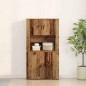vidaXL Highboard Legno Vecchio 80x33x150 cm Legno Ingegnerizzato