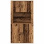 vidaXL Highboard Legno Vecchio 80x33x150 cm Legno Ingegnerizzato