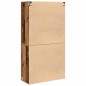 vidaXL Highboard Legno Vecchio 80x33x150 cm Legno Ingegnerizzato