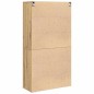 vidaXL Highboard in rovere artigianale 80x33x150 cm in legno ingegnerizzato