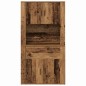 vidaXL Highboard in Legno di Recupero 80x33x150 cm