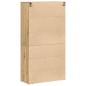 vidaXL Mobile Alto in Rovere Artigianale 80x33x150 cm Legno Ingegnerizzato