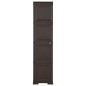 Armadietto in Plastica 40x43x164 cm Effetto Legno Marrone Armadietto in Plastica 40x43x164 cm Effetto Legno Marrone