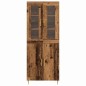 vidaXL Highboard Legno Vecchio 69.5x34x180 cm Legno Ingegnerizzato