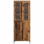 vidaXL Sideboard con Armadietto a Muro in Legno Invecchiato