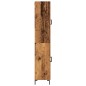 vidaXL Sideboard con Armadietto a Muro in Legno Invecchiato