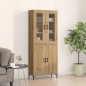 vidaXL Sideboard con Mobile a Muro in Rovere Artigianale