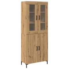 vidaXL Sideboard con Mobile a Muro in Rovere Artigianale