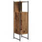 vidaXL Set di Mobile Bagno 3 Pezzi in Legno Invecchiato