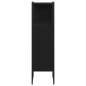 vidaXL Set di mobili da bagno 3 pezzi in legno ingegnerizzato rovere nero vidaXL Set di mobili da bagno 3 pezzi in legno ingegnerizzato rovere nero