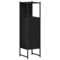 vidaXL Set di Mobili da Bagno 3 Pezzi Quercia Nera Legno Ingenerizzato