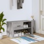 Scarpiera Grigio Sonoma 80x35x45 cm in Legno Multistrato Scarpiera Grigio Sonoma 80x35x45 cm in Legno Multistrato