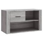 Scarpiera Grigio Sonoma 80x35x45 cm in Legno Multistrato Scarpiera Grigio Sonoma 80x35x45 cm in Legno Multistrato