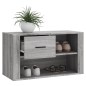 Scarpiera Grigio Sonoma 80x35x45 cm in Legno Multistrato Scarpiera Grigio Sonoma 80x35x45 cm in Legno Multistrato
