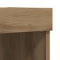 vidaXL Unità TV da 8 pezzi con luci LED in legno ingegnerizzato e finitura in rovere artigianale