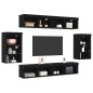 vidaXL Scaffale Flottante 2 pcs Rovere Nero 40x28,5x40 cm Legno Ingegnerizzato vidaXL Scaffale Flottante 2 pcs Rovere Nero 40x28,5x40 cm Legno Ingegnerizzato