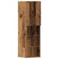 Mobile TV vidaXL con luci LED Legno invecchiato 40.5x30x102 cm Mobile TV vidaXL con luci LED Legno invecchiato 40.5x30x102 cm