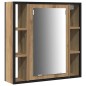 vidaXL Set di mobili da bagno in 3 pezzi - Legno ingegnerizzato in rovere artigianale vidaXL Set di mobili da bagno in 3 pezzi - Legno ingegnerizzato in rovere artigianale