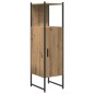 vidaXL Set di Mobili da Bagno 4 Pezzi Rovere Artigianale Legno Ingegnerizzato