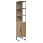 vidaXL Set di Mobili da Bagno 4 Pezzi Rovere Artigianale Legno Ingegnerizzato
