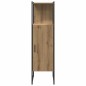 vidaXL Set di Mobili da Bagno 4 Pezzi Rovere Artigianale Legno Ingegnerizzato