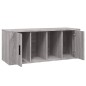 Mobile TV Grigio Sonoma 100x35x40 cm in Legno Multistrato Mobile TV Grigio Sonoma 100x35x40 cm in Legno Multistrato