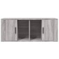 Mobile TV Grigio Sonoma 100x35x40 cm in Legno Multistrato Mobile TV Grigio Sonoma 100x35x40 cm in Legno Multistrato