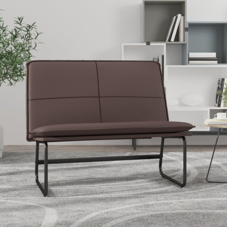 Panca Marrone 100x75x76 cm in Similpelle