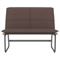 Panca Marrone 100x75x76 cm in Similpelle Panca Marrone 100x75x76 cm in Similpelle