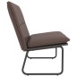 Panca Marrone 100x75x76 cm in Similpelle Panca Marrone 100x75x76 cm in Similpelle