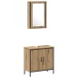 vidaXL Set di mobili da bagno a 4 pezzi in legno ingegnerizzato rovere artisan vidaXL Set di mobili da bagno a 4 pezzi in legno ingegnerizzato rovere artisan