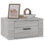 Comodino a Muro Grigio Sonoma 50x36x25 cm Comodino a Muro Grigio Sonoma 50x36x25 cm