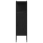 vidaXL Set Mobili da Bagno 4 Pezzi Rovere Nero Legno Ingegnerizzato